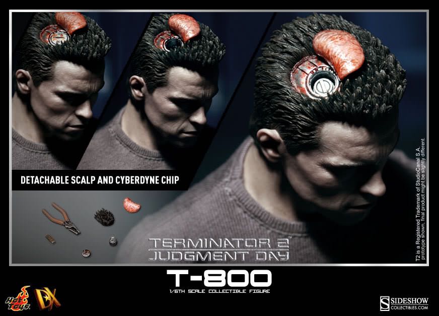 T-800 DX10 - Hot Toys (Terminator 2: Judgement Day) action figure collectible [Barcode 4897011174488] - Main Image 9