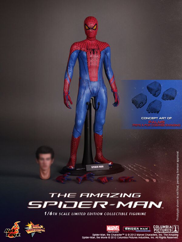 The Amazing Spider-Man - Hot Toys (Movie Masterpiece Series) action figure collectible [Barcode 4897011174563] - Main Image 2