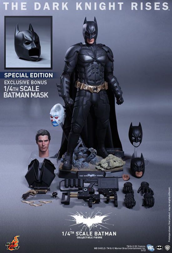 Batman The Dark Knight Rises Sideshow Exclusive Edition - Hot Toys (QS Series) action figure collectible [Barcode 4897011174709] - Main Image 2