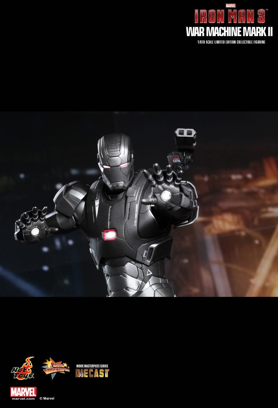 Iron Man 3: War Machine Mark II Diecast 1/6 - Hot Toys - Hot Toys 1:6 Scale Figure action figure collectible [Barcode 4897011175126] - Main Image 3