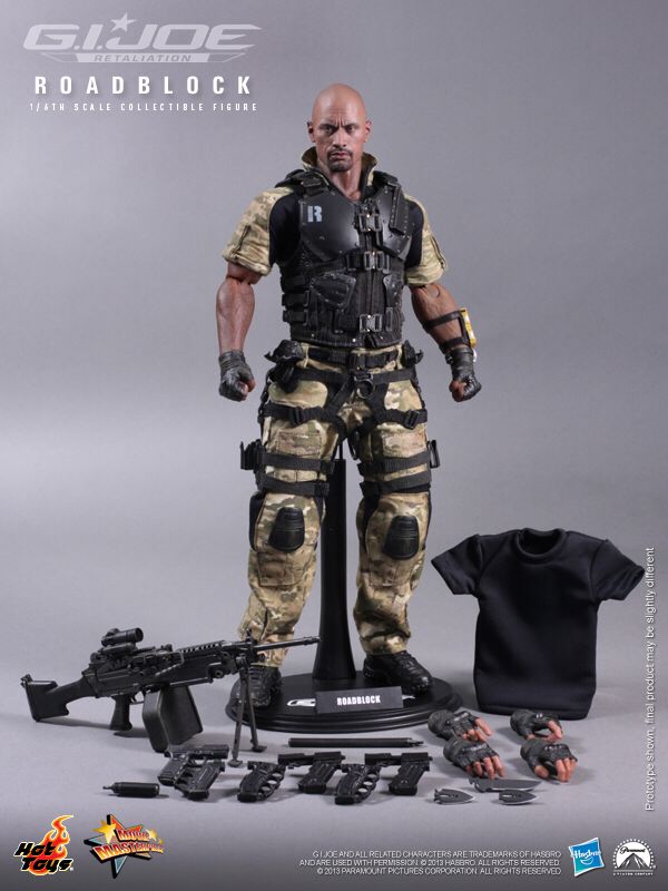 Roadblock GI Joe Retaliation 1/6 Scale Hot Toys Action Figure - Hot Toys (Movie Masterpiece Series) action figure collectible [Barcode 4897011175140] - Main Image 2