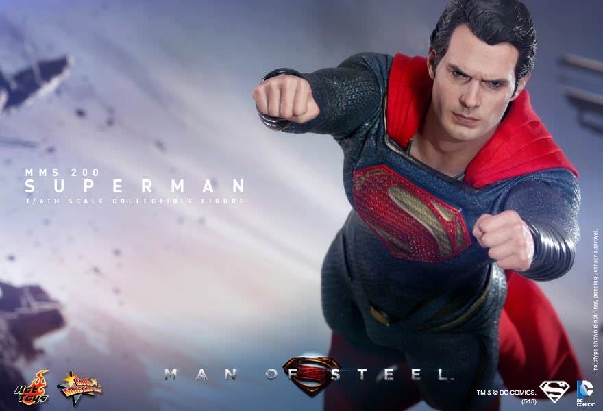 Superman - Hot Toys (Man of Steel (2013)) action figure collectible [Barcode 4897011175157] - Main Image 3
