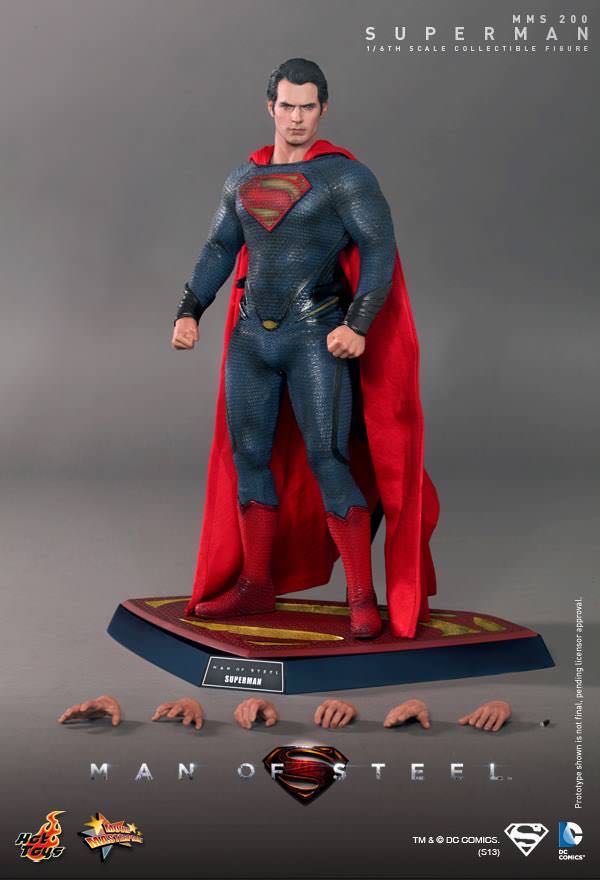 Superman - Hot Toys (Man of Steel (2013)) action figure collectible [Barcode 4897011175157] - Main Image 4