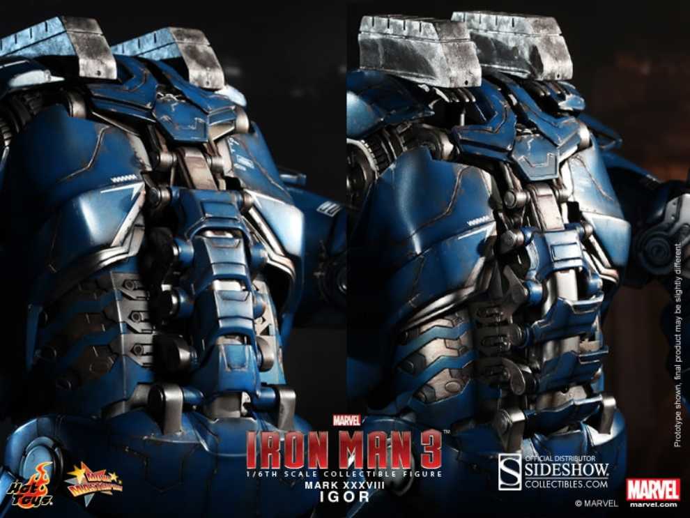 Mark XXXVIII [ Igor ] Iron Man  - Hot Toys (Iron Man 3) action figure collectible [Barcode 4897011175423] - Main Image 4