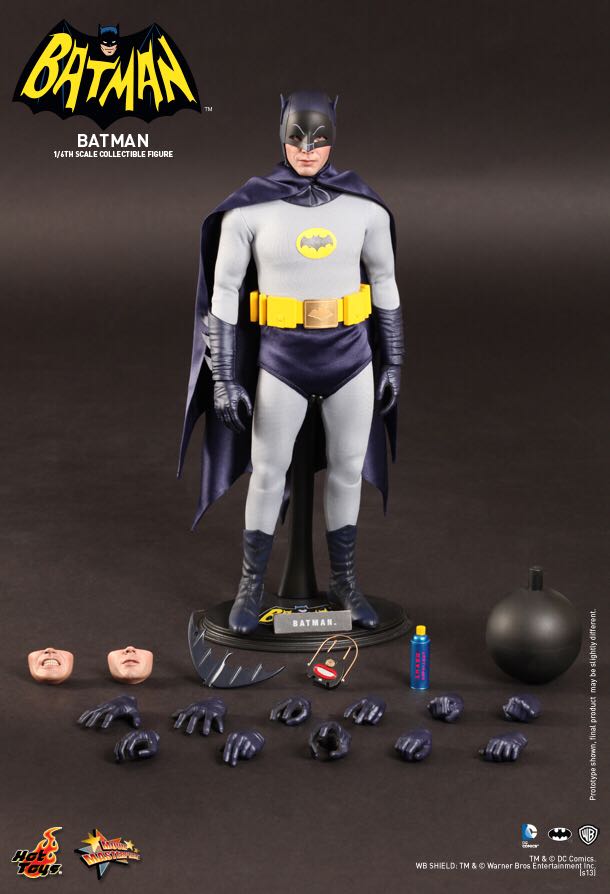Batman 1966 Batman MMS218 - Hot Toys (Batman) action figure collectible [Barcode 4897011175546] - Main Image 2