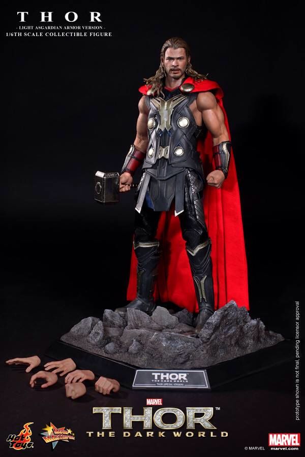 Hot Toys Marvel Thor Dark World Light Argadian Armor Version  - Hot Toys (Movie Masterpiece Series) action figure collectible [Barcode 4897011175638] - Main Image 2