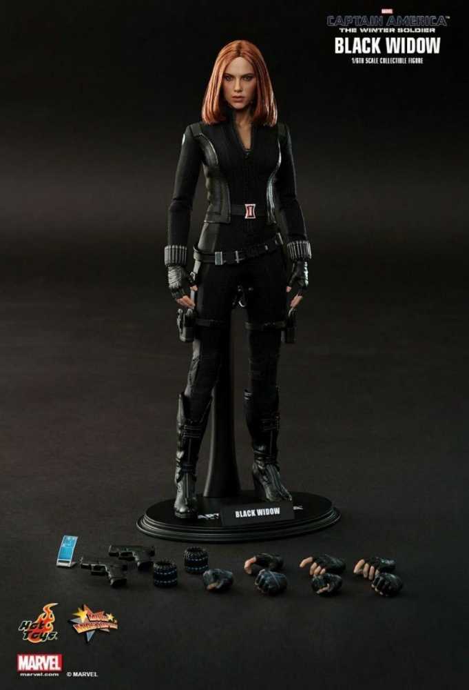 Black Widow  - Hot Toys (Captain America The Winter Soilder) action figure collectible [Barcode 4897011175799] - Main Image 4