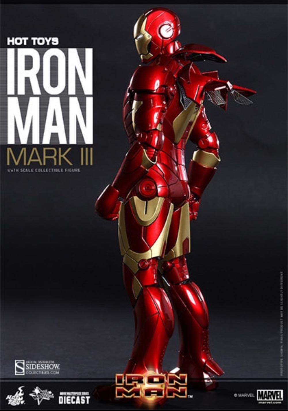 Iron Man Mk 3 (IM1) MMS 256-D07 - Hot Toys (MARVEL) action figure collectible [Barcode 4897011176093] - Main Image 4