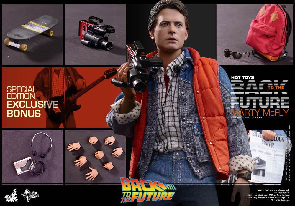 Marty McFly - Hot Toys (Back To The Future) action figure collectible [Barcode 4897011176109] - Main Image 10
