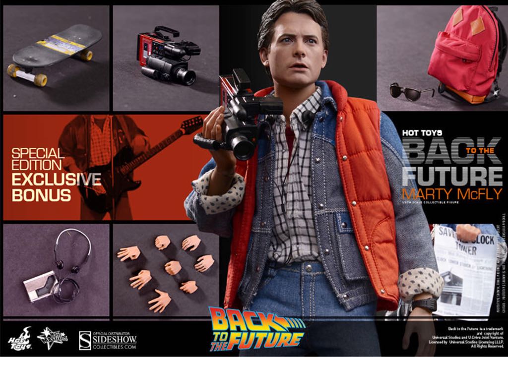 Marty McFly - Hot Toys (Back To The Future) action figure collectible [Barcode 4897011176109] - Main Image 2
