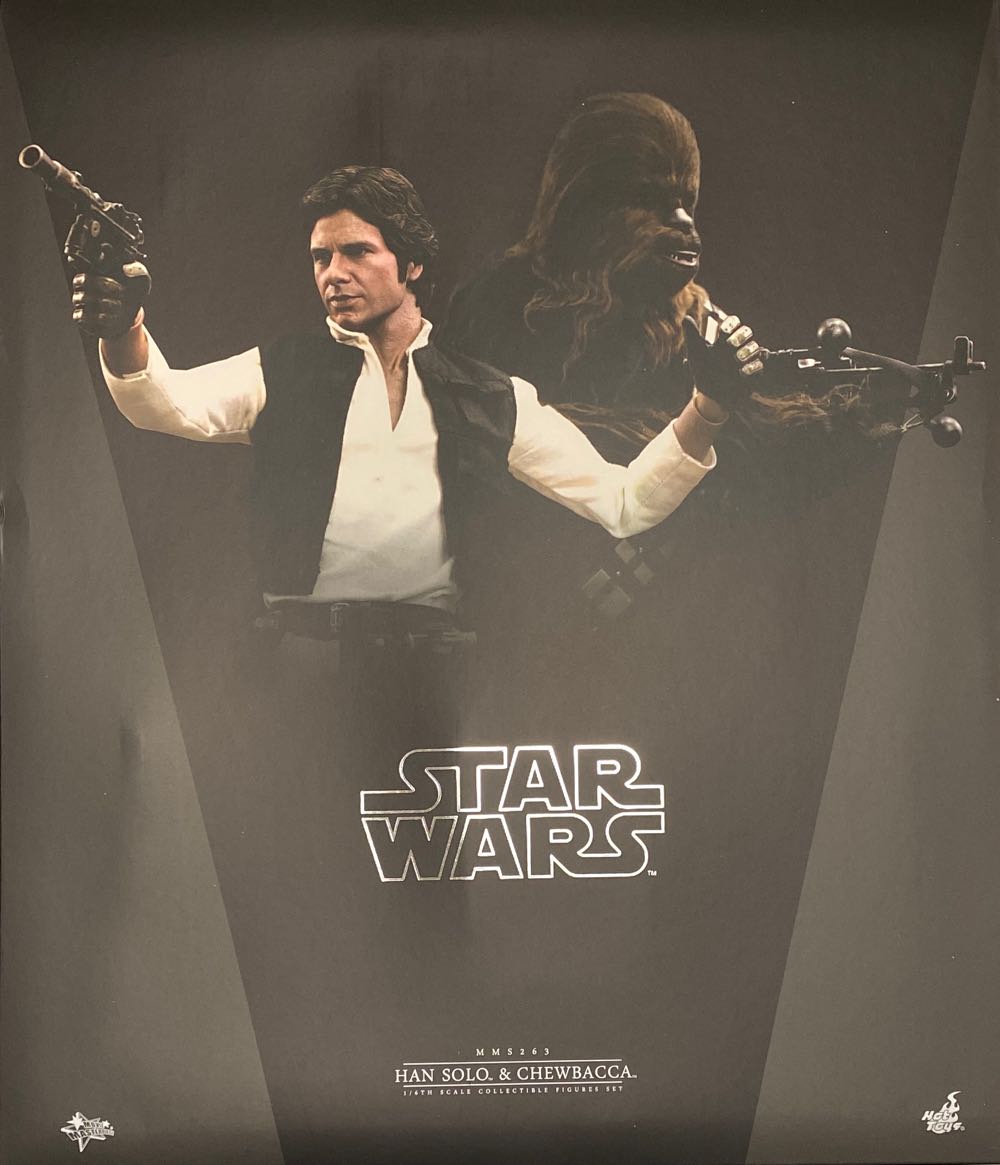 Han Solo & Chewbacca - Hot Toys (Star Wars: Episode IV - A New Hope) action figure collectible [Barcode 4897011176208] - Main Image 3