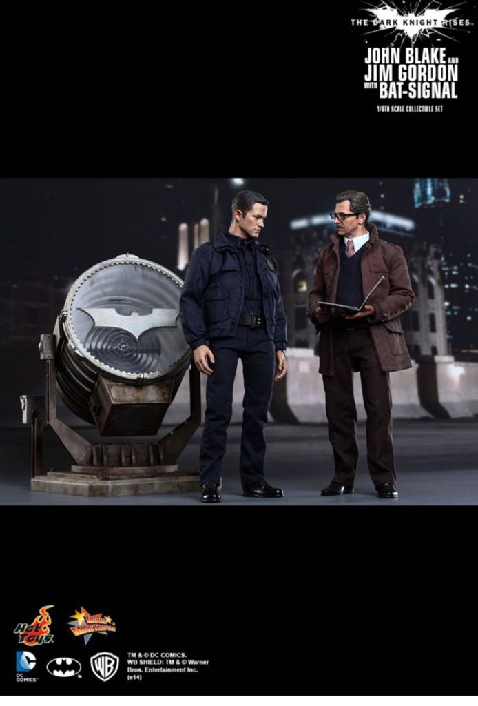 John Blake Jim Gordon Bat-Signal - Hot Toys (Batman The Dark Knight Rises) action figure collectible [Barcode 4897011176321] - Main Image 2