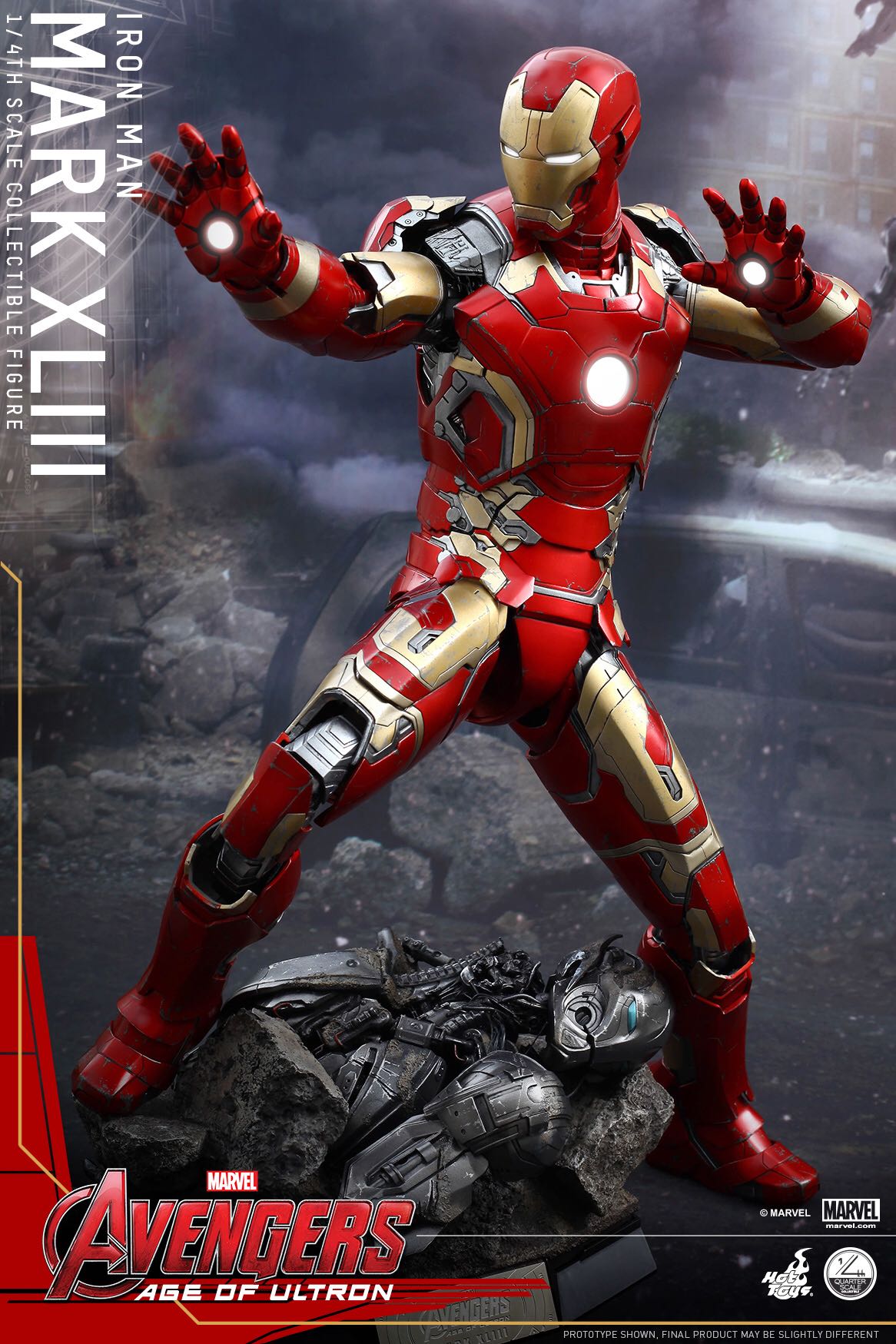 Iron Man 1/6 Mark 43 (XLIII) - Hot Toys (Iron Man) action figure collectible [Barcode 4897011176376] - Main Image 3
