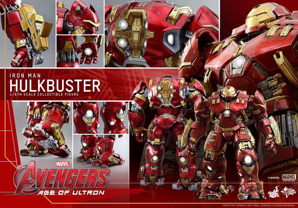 Iron Man Mark XLIV Hulkbuster - Hot Toys (Avengers: Age Of Ultron (2015)) action figure collectible [Barcode 4897011176512] - Main Image 2