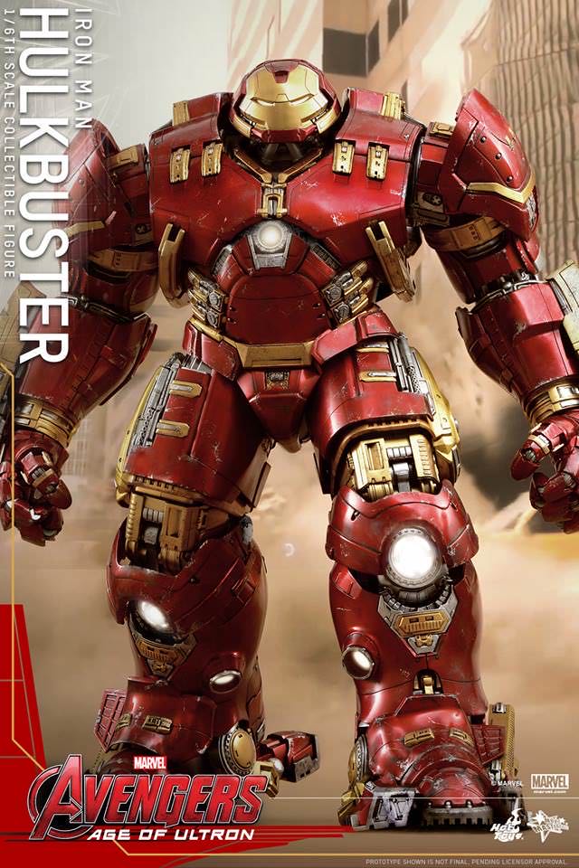 Iron Man Mark XLIV Hulkbuster - Hot Toys (Avengers: Age Of Ultron (2015)) action figure collectible [Barcode 4897011176512] - Main Image 3