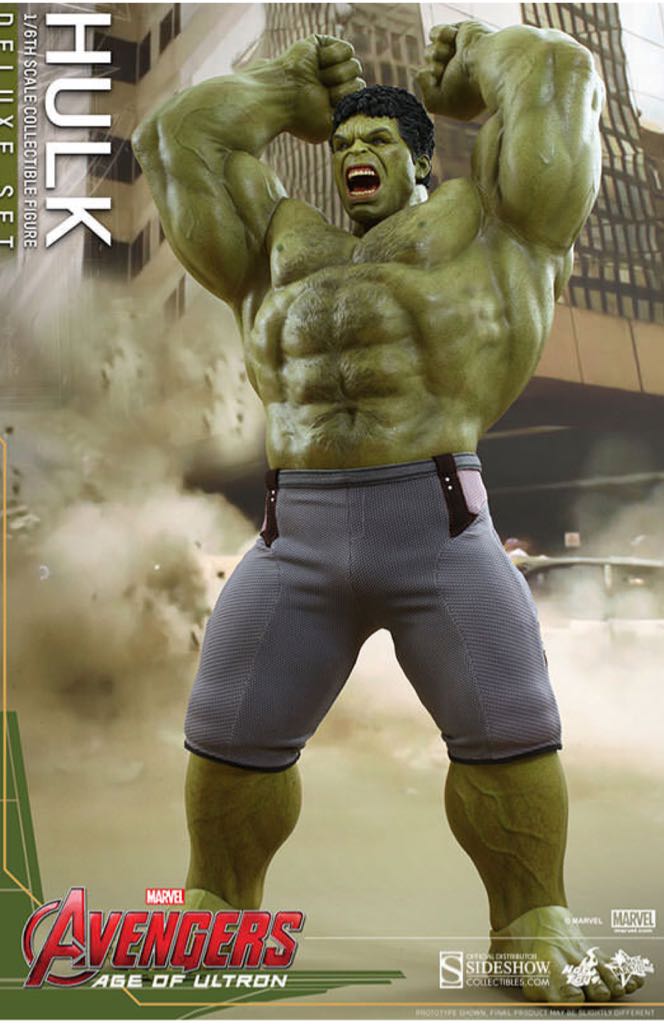 Hulk (AoU) MMS 287 - Hot Toys (MMS 287) action figure collectible [Barcode 4897011176536] - Main Image 1