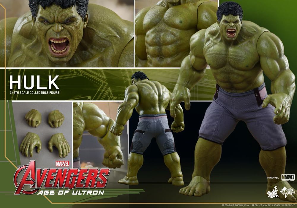 Hulk (AoU) MMS 287 - Hot Toys (MMS 287) action figure collectible [Barcode 4897011176536] - Main Image 4