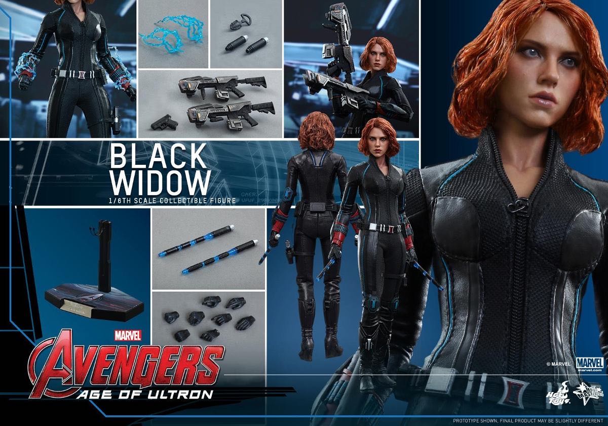 Black Widow  - Hot Toys (Avangers Age Of Ultron) action figure collectible [Barcode 4897011176604] - Main Image 4