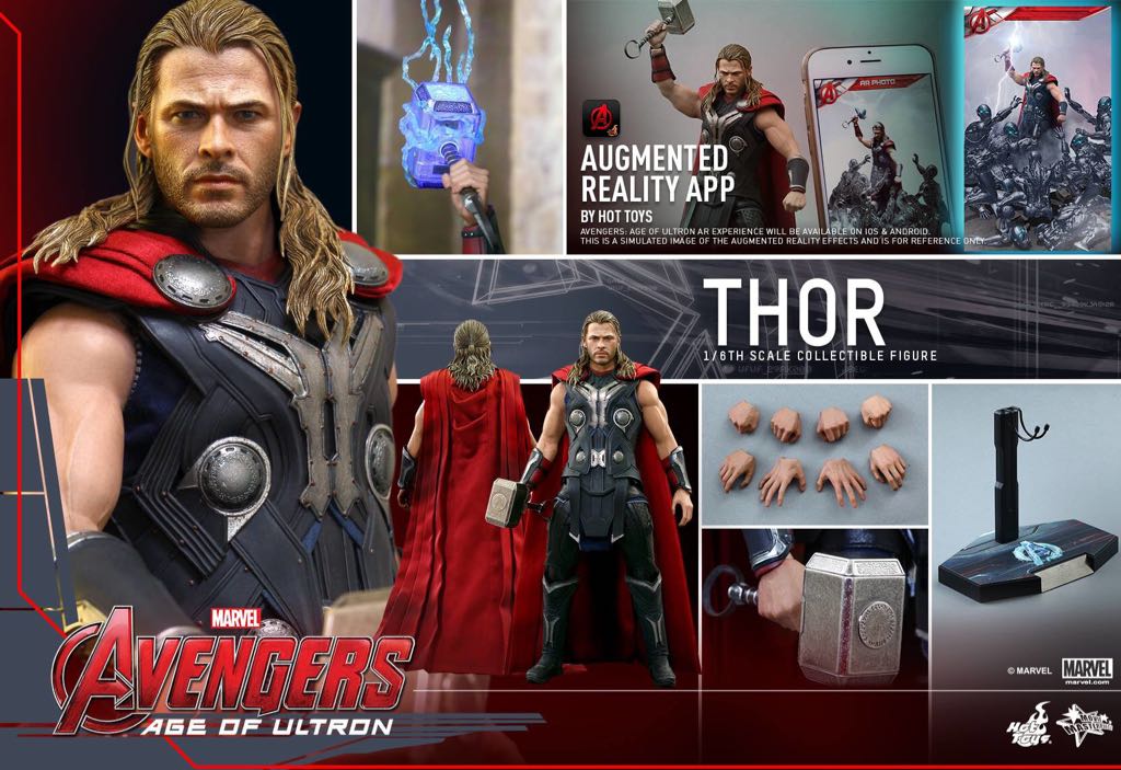 Thor - Hot Toys (Marvel) action figure collectible [Barcode 4897011177847] - Main Image 2