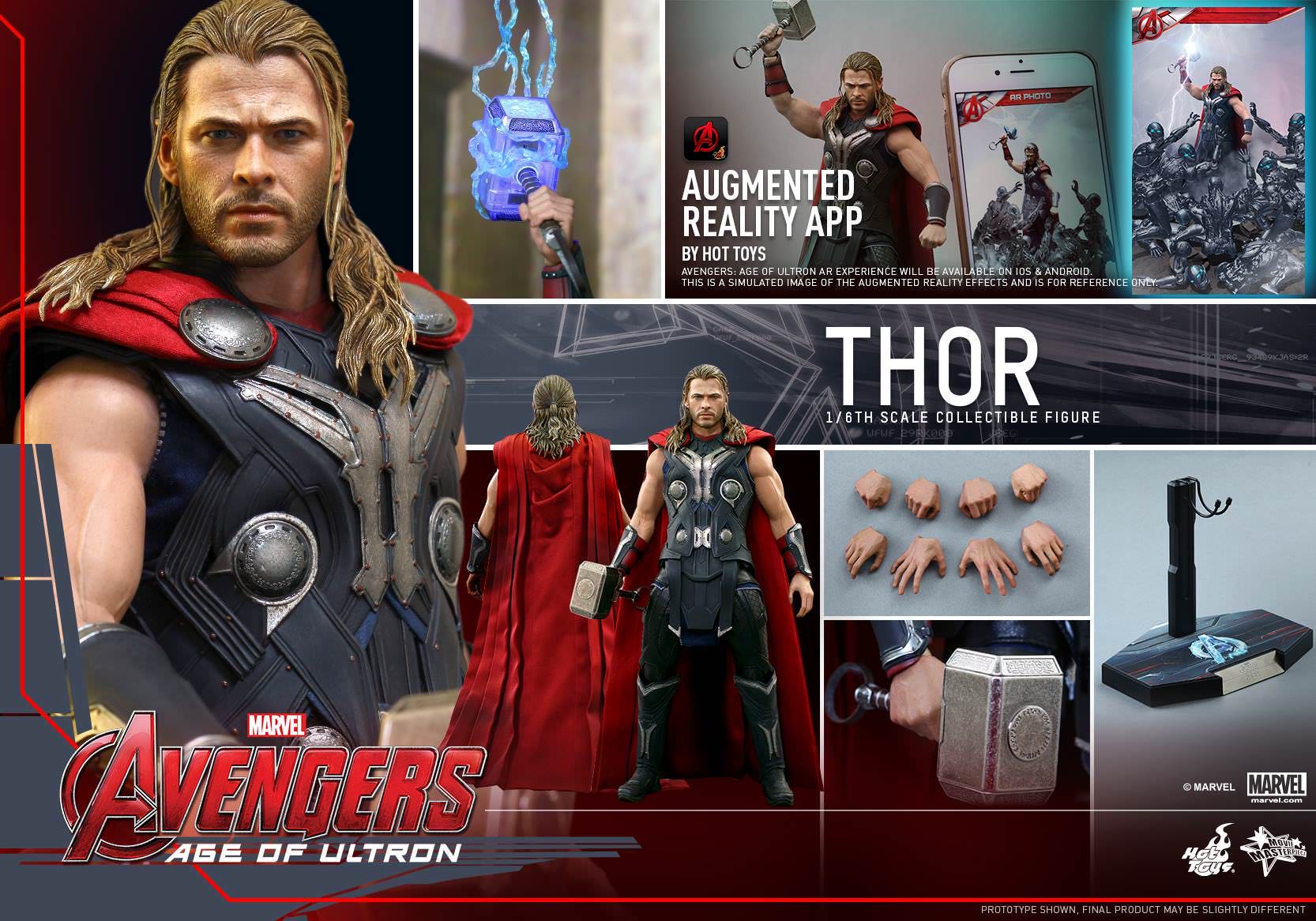 Thor - Hot Toys (Marvel) action figure collectible [Barcode 4897011177847] - Main Image 4