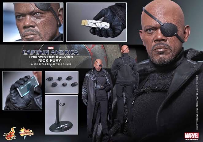 Nick Fury (WS) MMS 315 - Hot Toys (Captain America The Winter Soldier) action figure collectible [Barcode 4897011178066] - Main Image 3