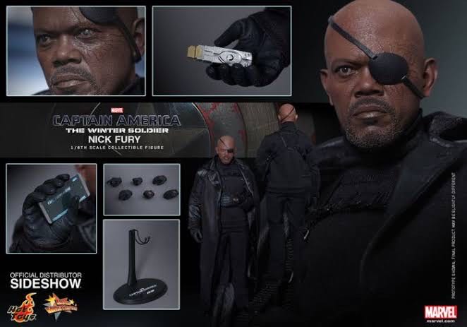Nick Fury (WS) MMS 315 - Hot Toys (Captain America The Winter Soldier) action figure collectible [Barcode 4897011178066] - Main Image 4