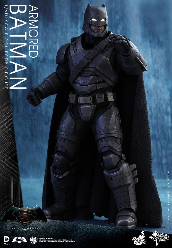 Batman V Superman Dawn Of Justice Armored Batman 1/6 Action Figure - MMS 349 - Hot Toys (Movie Masterpiece Series) action figure collectible [Barcode 4897011179209] - Main Image 2