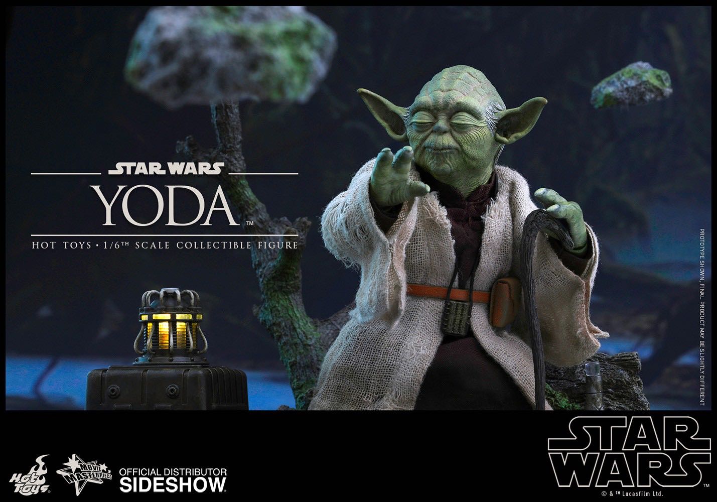 Yoda - Hot Toys (Star Wars: Episode V - The Empire Strikes Back) action figure collectible [Barcode 4897011180939] - Main Image 2