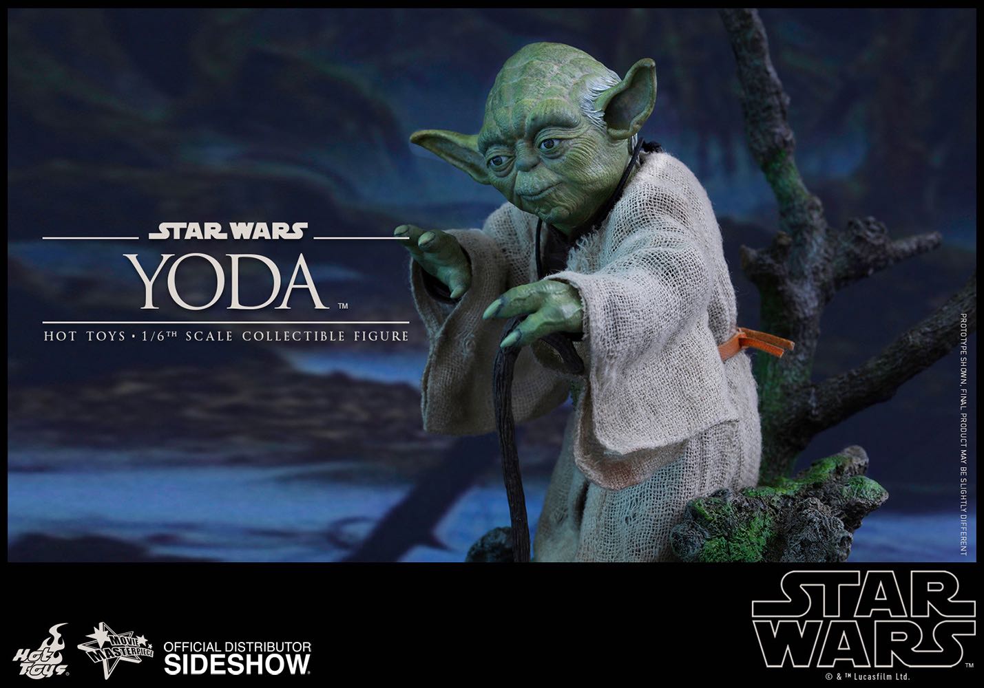 Yoda - Hot Toys (Star Wars: Episode V - The Empire Strikes Back) action figure collectible [Barcode 4897011180939] - Main Image 5