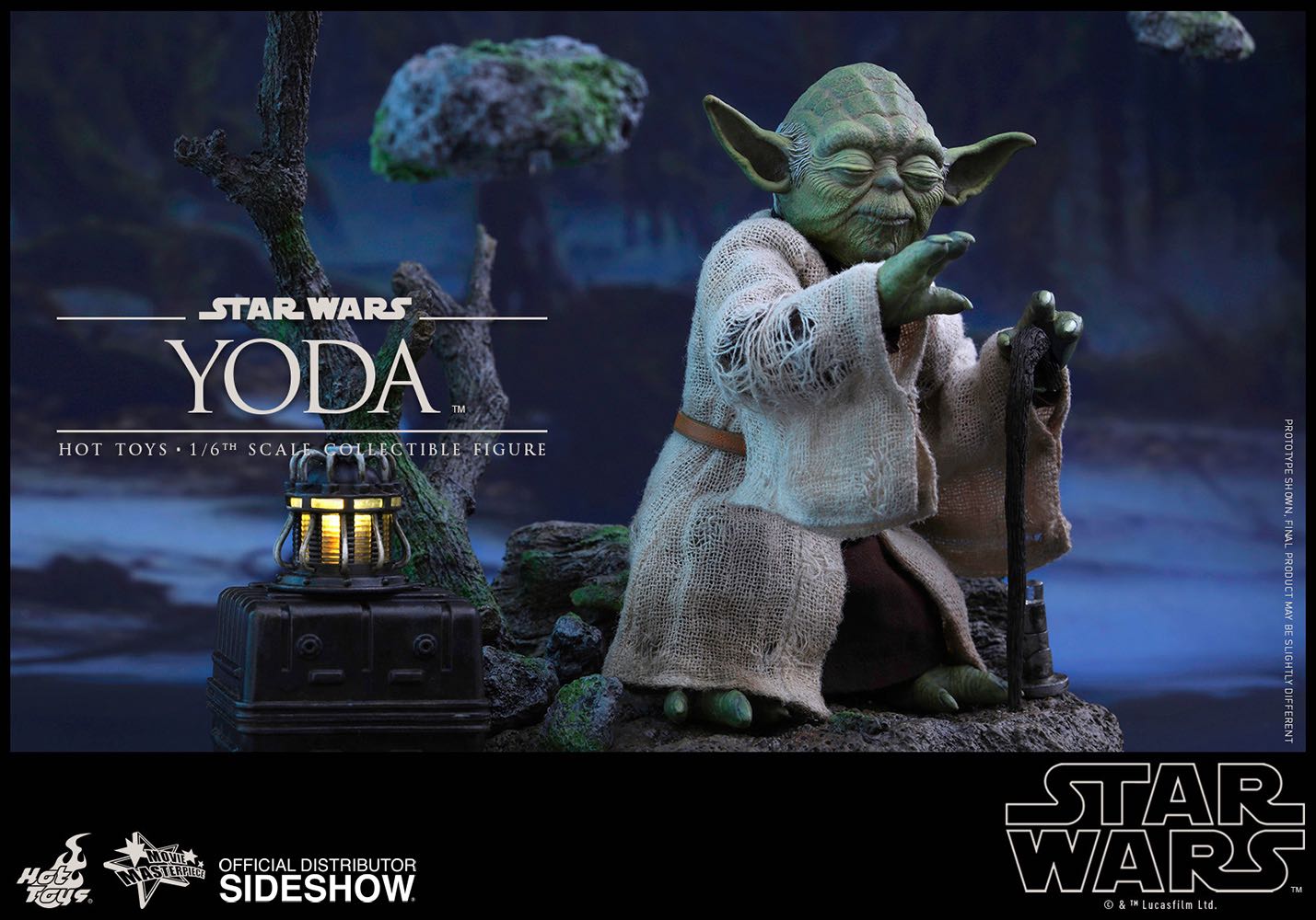 Yoda - Hot Toys (Star Wars: Episode V - The Empire Strikes Back) action figure collectible [Barcode 4897011180939] - Main Image 7