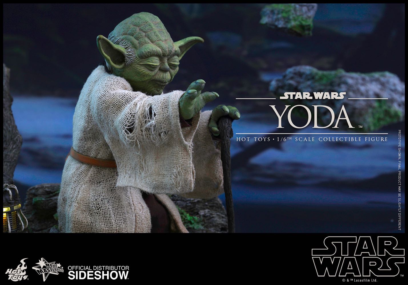 Yoda - Hot Toys (Star Wars: Episode V - The Empire Strikes Back) action figure collectible [Barcode 4897011180939] - Main Image 8