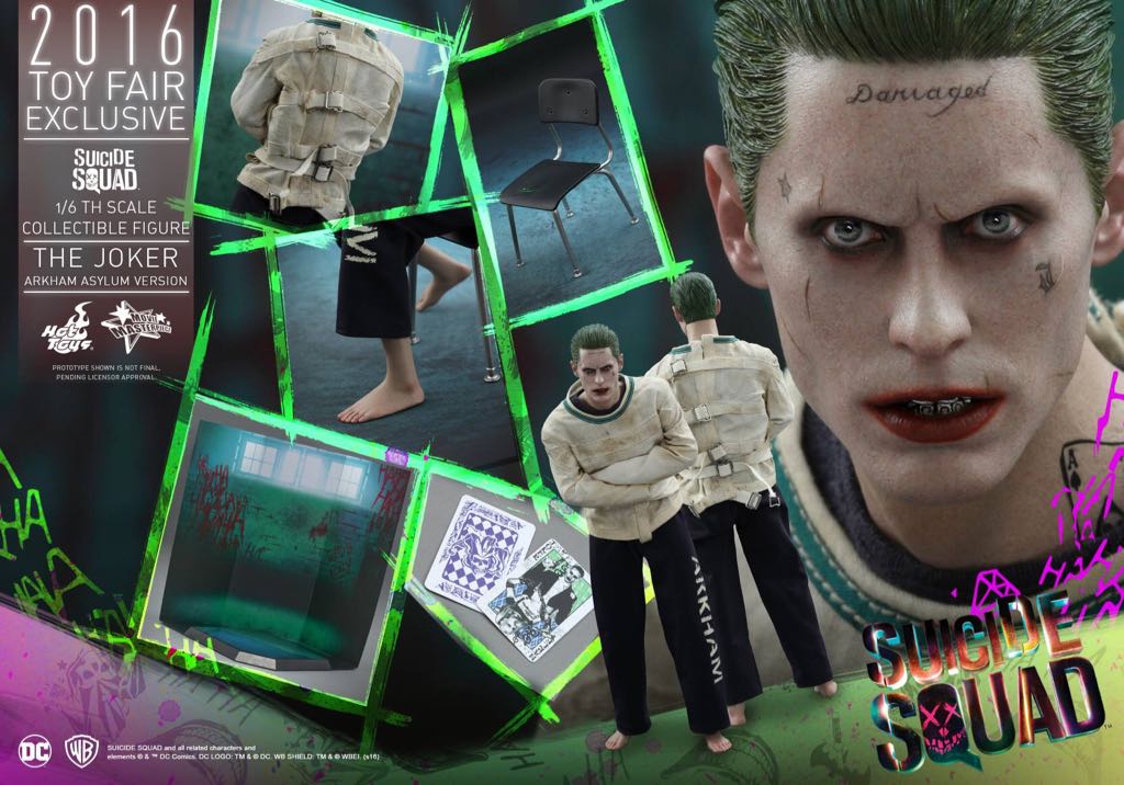 Joker (Arkham Asylum) - Hot Toys (Suicide Squad (2016)) action figure collectible [Barcode 4897011181479] - Main Image 2
