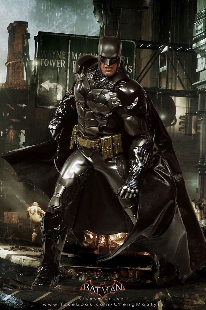 DC Comics Batman Arkham Knight 1/6 scale 12” figure Hot Toys U.S. seller - Hot Toys (Batman Arkham Knight) action figure collectible [Barcode 4897011182667] - Main Image 1