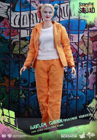 Harley Quinn, Prisoner Suit Version (MMS407) - Hot Toys (Suicide Squad) action figure collectible [Barcode 4897011182681] - Main Image 2