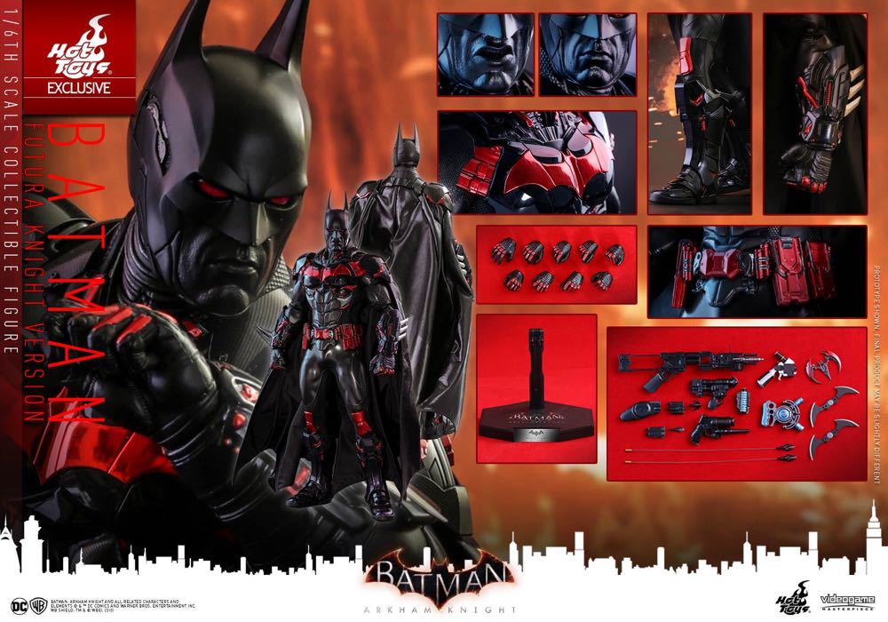 Batman, Futura Knight (VGM26) - Hot Toys (Batman: Arkham Knight) action figure collectible [Barcode 4897011184449] - Main Image 3