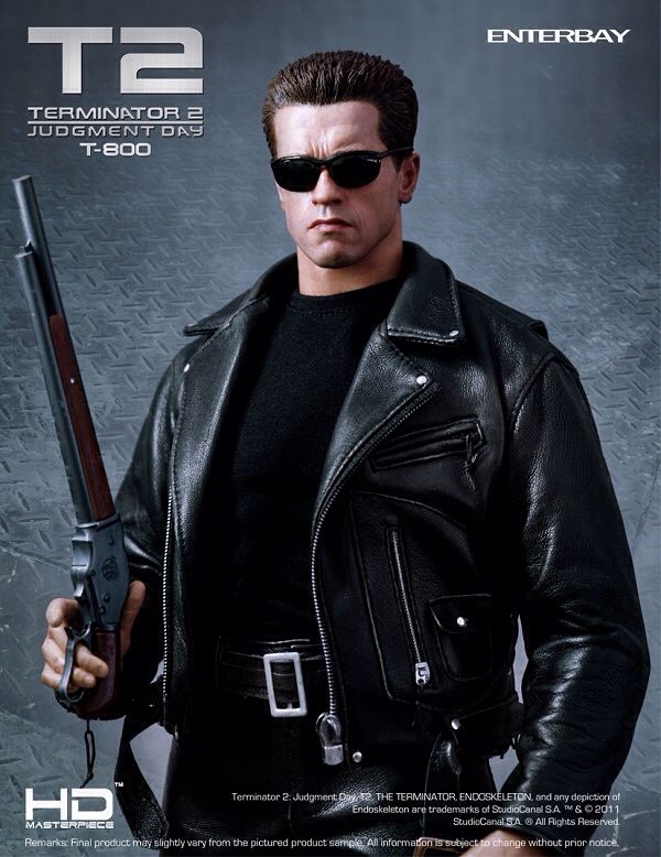 Enterbay: T-800 Terminator 2 Judgement Day)- Quarter Scale - Enterbay action figure collectible [Barcode 4897020280804] - Main Image 1