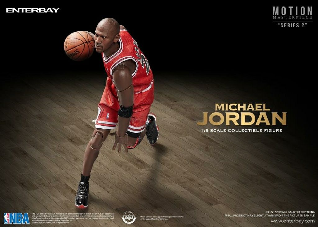 Michael Jordan Enterbay 1/9 scale motion series - Enterbay (Enterbay NBA 1/9 Scale Series 2) action figure collectible [Barcode 4897020281207] - Main Image 2