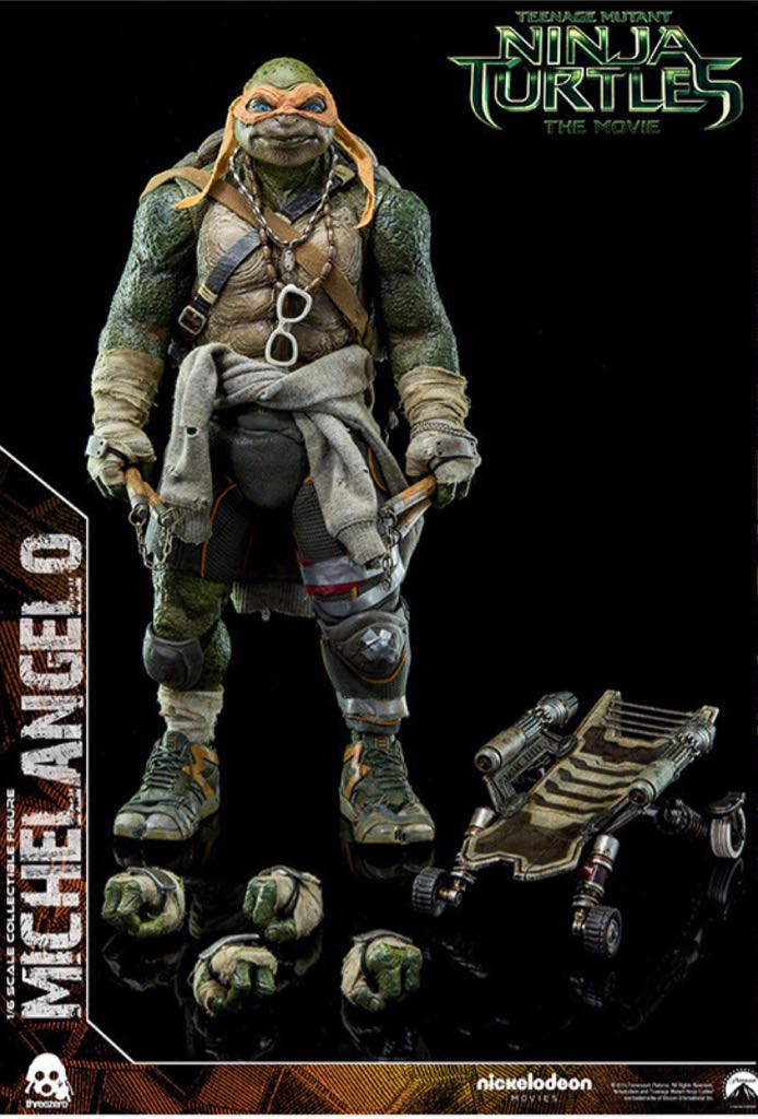 Movie Michelangelo - Threezero (Teenage Mutant Ninja Turtles) action figure collectible [Barcode 4897056200296] - Main Image 2