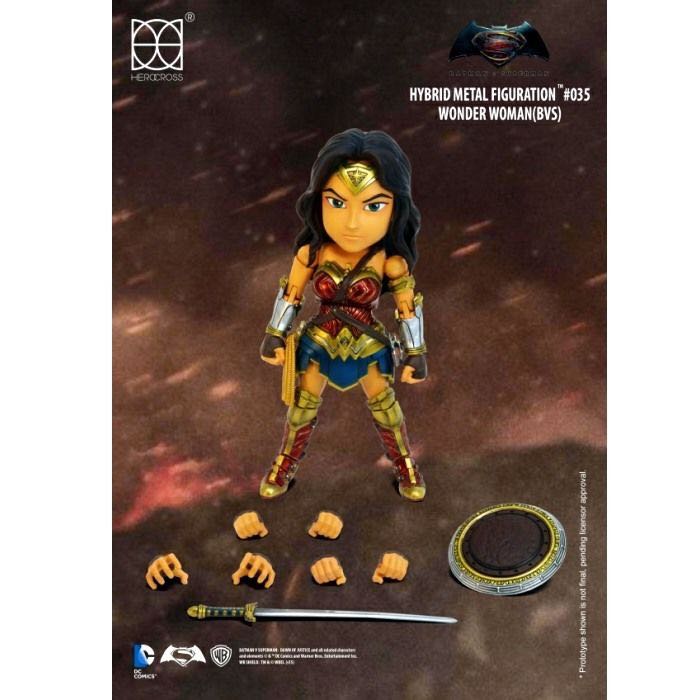 Wonder Woman: Hybrid Metal Figuration - Herocross (Batman V Superman: Dawn Of Justice) action figure collectible [Barcode 4897058780352] - Main Image 2