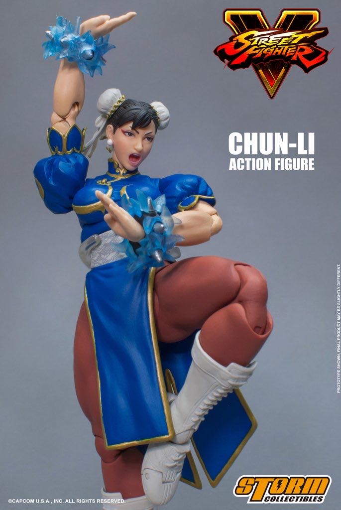 1/12 Street Fighter V Chun-li Action Figure Storm Collectibles - Storm Collectibles (Street Fighter V) action figure collectible [Barcode 4897072870404] - Main Image 2