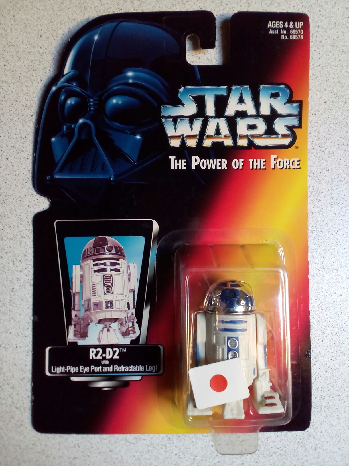 R2-d2 / Star Wars / Potf1 Japan Tonka / 3.75” Action Figure / 1995 - Kenner action figure collectible [Barcode 4904398040883] - Main Image 1