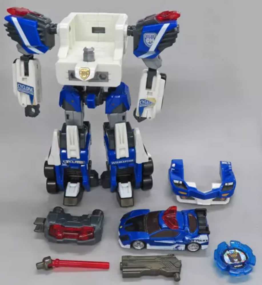 Takara Tomy Tomica Hyper Rescue drive head 01MKII cyclone interceptor  action figure collectible [Barcode 4904810893806] - Main Image 2