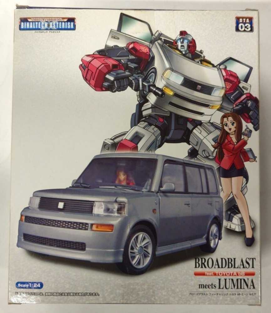 Takara Transformers BTA 03 Broadblast x Lumina 2005 Binaltech Toyota B 1:24 - Takara (Voyager) action figure collectible [Barcode 4904880669004] - Main Image 3