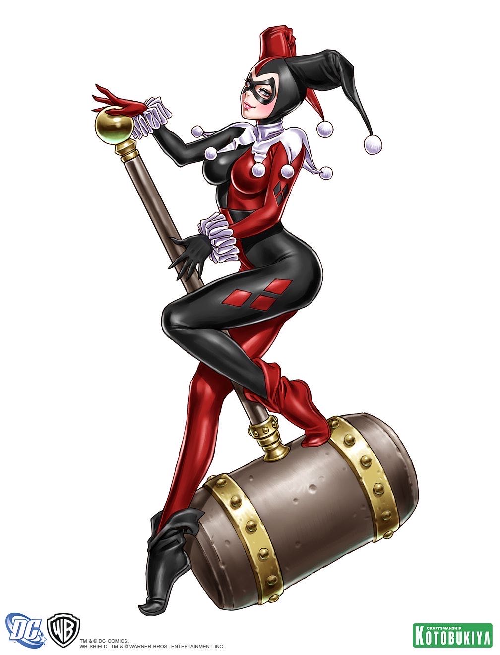 Kotobukiya DC Bishoujo Statue Harley Quinn  - Kotobukiya (DC Bishoujo) action figure collectible [Barcode 4934054092215] - Main Image 2