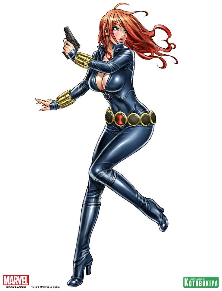 Black Widow Bishoujo - Kotobukiya (Marvel Bishoujo) action figure collectible [Barcode 4934054092314] - Main Image 2
