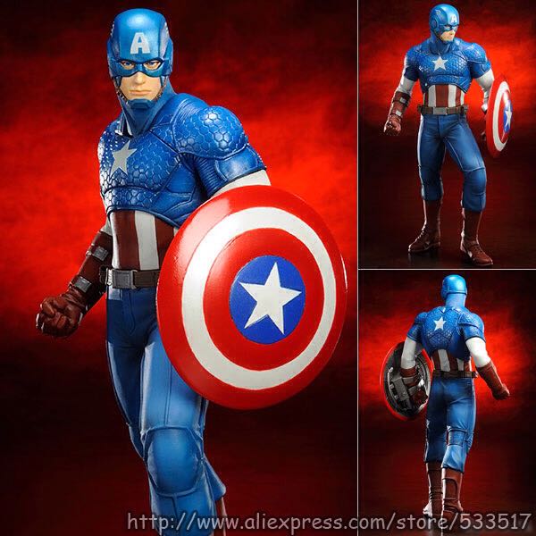 Captain America: Marvel ARTFX Kotobukiya Statue - Kotobukiya (Marvel Now!) action figure collectible [Barcode 4934054092451] - Main Image 2