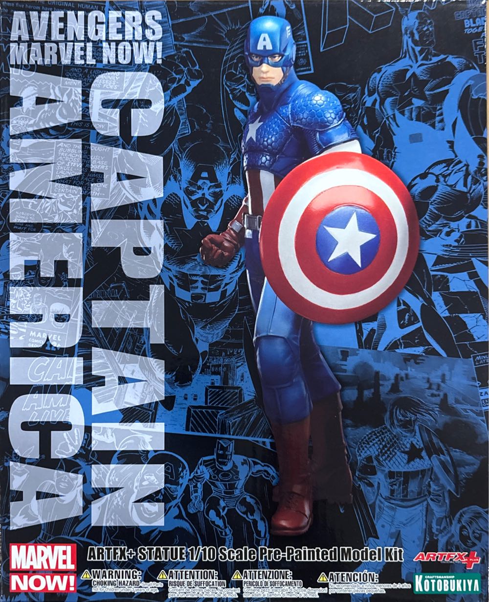 Captain America: Marvel ARTFX Kotobukiya Statue - Kotobukiya (Marvel Now!) action figure collectible [Barcode 4934054092451] - Main Image 3