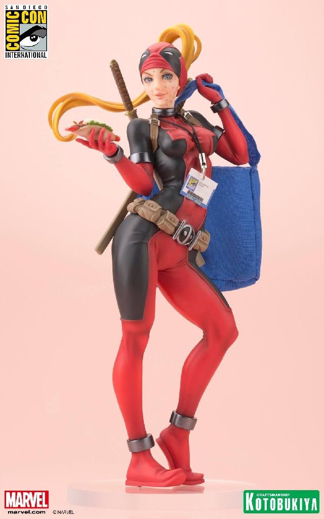 Lady Deadpool - SDCC Exclusive kotobukiya - Kotobukiya (Marvel Bishoujo Statue) action figure collectible [Barcode 4934054092918] - Main Image 2