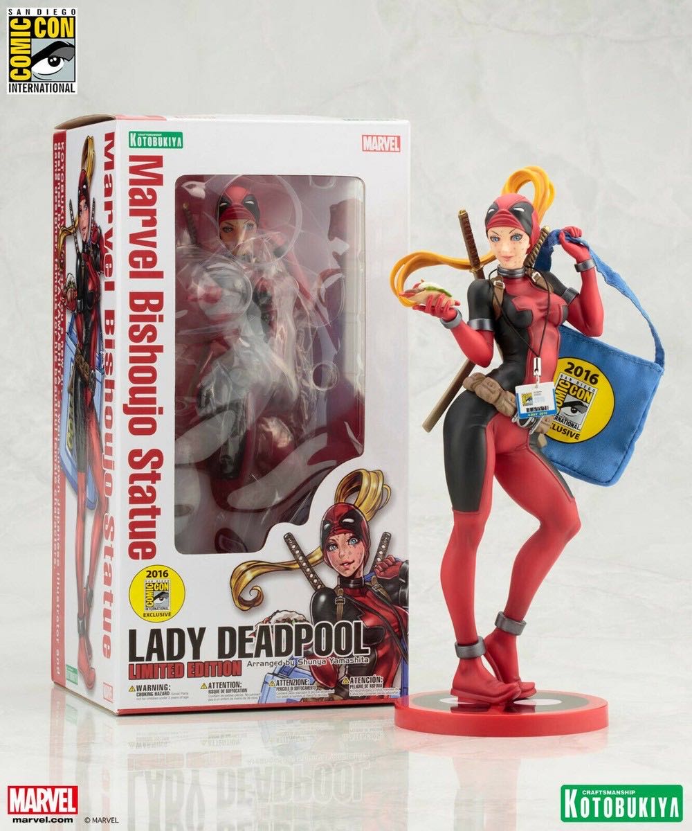 Lady Deadpool - SDCC Exclusive kotobukiya - Kotobukiya (Marvel Bishoujo Statue) action figure collectible [Barcode 4934054092918] - Main Image 4