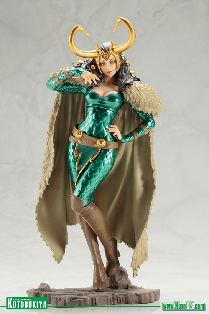 Kotobukiya Lady Loki - Kotobukiya (Marvel Bishoujo Statue) action figure collectible [Barcode 4934054092987] - Main Image 2